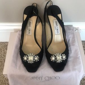 Jimmy Choo sling back pumps